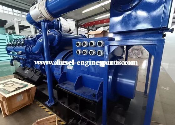 Nature Gas 1500kw Diesel Generator Set Mitsubishi Open Type