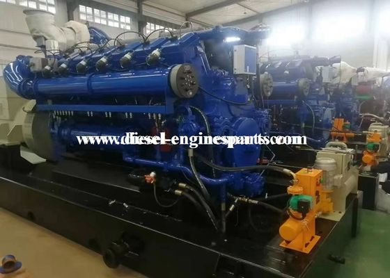 Nature Gas 1500kw Diesel Generator Set Mitsubishi Open Type